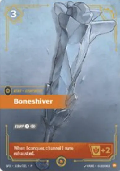 Boneshiver - SFD-118a-p - Promotional Cards - Riftbound card